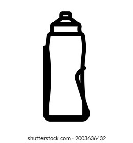 Bike Bottle Cages Icon. Bold outline design with editable stroke width. Vector Illustration.