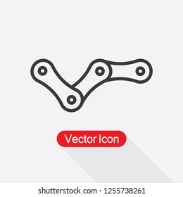 Bike Chain Icon Vector Illustration Eps10