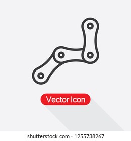 Bike Chain Icon Vector Illustration Eps10