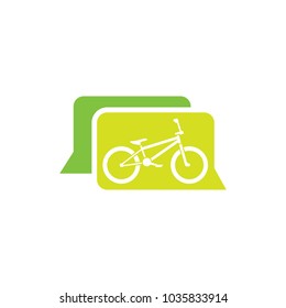 Bike Chat Logo Icon Design