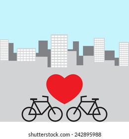 bike in city