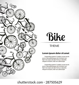 Bike Copy Space Theme