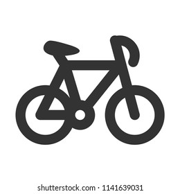 Bike Cycle Icon Vector Line