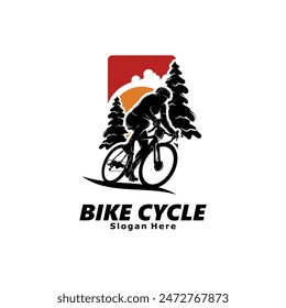 Bike Cycle Logo Template Design Illustration