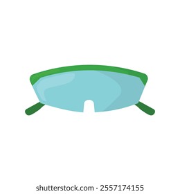 Bike And Cycling Accessories Illustration - Glasses