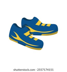 Bike And Cycling Accessories Illustration - Shoes