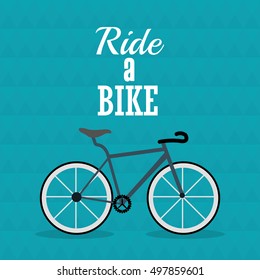 bike and cycling related icons image 