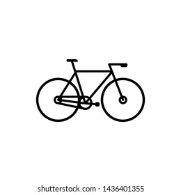 bike design logo template - vector image
