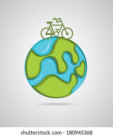 bike design over gray background vector illustration  