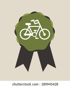 bike design over gray background vector illustration  