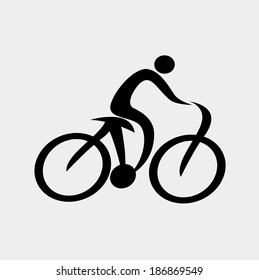 Bike design over gray background, vector illustration
