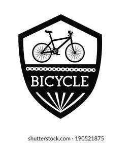 Bike design over white background, vector illustration