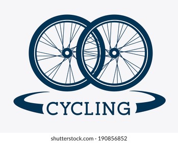 Bike design over white background, vector illustration