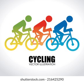 Bike design over white background, vector illustration