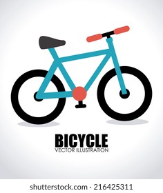 Bike design over white background, vector illustration