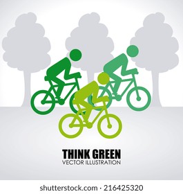 Bike design over white background, vector illustration