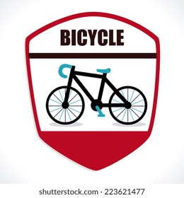 Bike design over white background, vector illustration 