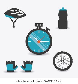Bike design over white background, vector illustration.