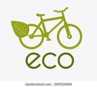 Bike design over white background, vector illustration.