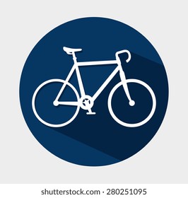Bike design over white background, vector illustration.