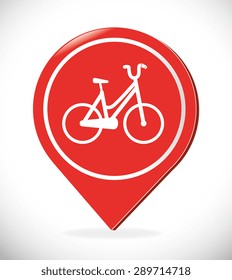 Bike design over white background, vector illustration.