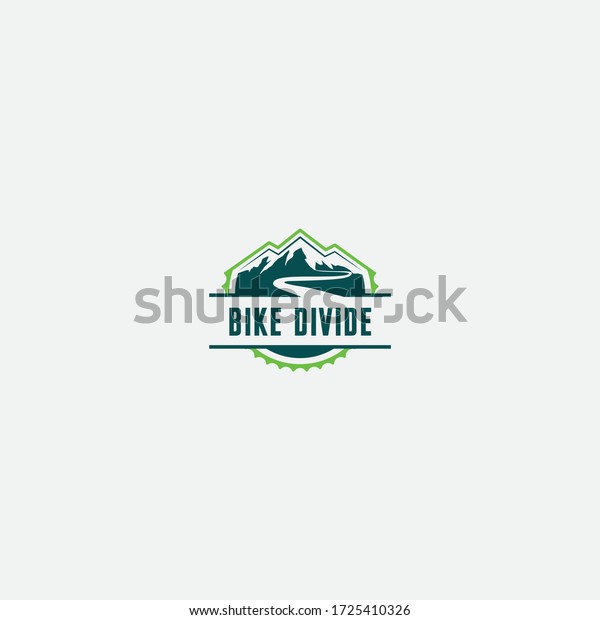 bike divide
emblem logo design landscape
nature