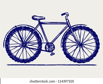 Bike. Doodle style