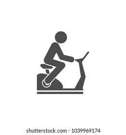 bike exercise icon.Element of popular fitness  icon. Premium quality graphic design. Signs, symbols collection icon for websites, web design, on white background