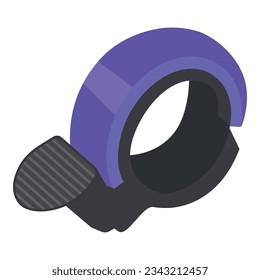 Bike fit tool icon cartoon vector. Sport equipment. Chain part