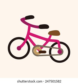 Bike, flat icon 