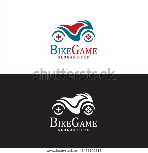 Bike Game Logo in\
Vector