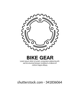 Bike Gear vector 