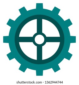bike gear vector. engineering gear. gear design.