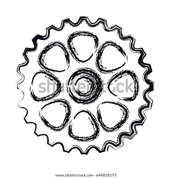 Bike Gears Design Stock Vector (Royalty Free) 648858193 Shutterstock