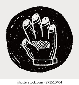 bike glove doodle