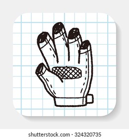 bike glove doodle
