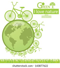 go green bicycle