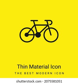 Bike Of A Gymnast minimal bright yellow material icon