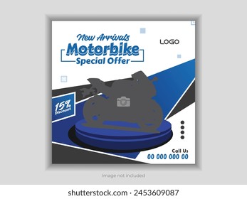 Bike or head phone or any product social media design