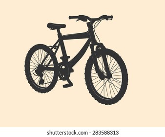 Bike and a healthy lifestyle are inseparable
Modern mountain bike on an isolated background for design