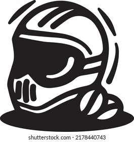 Bike helmate vector icon design