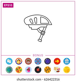 Bike Helmet Icon
