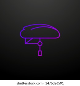Bike helmet outline nolan icon. Elements of sport set. Simple icon for websites, web design, mobile app, info graphics