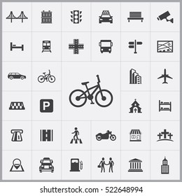 bike icon. city icons universal set for web and mobile