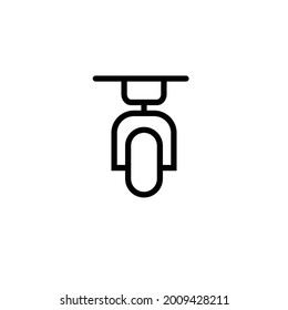 Icono de diseño de bici Ilustración vectorial 