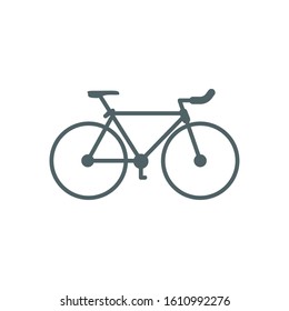bike icon design, Vehicle bicycle cycle healthy lifestyle sport and leisure theme Vector illustration