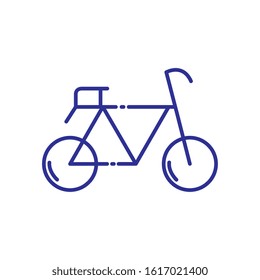 bike icon design, Vehicle bicycle cycle healthy lifestyle sport and leisure theme Vector illustration