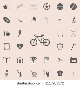 a bike icon. Detailed set of Sport icons. Premium quality graphic design sign. One of the collection icons for websites, web design, mobile app on white background