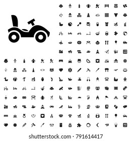 Bike icon illustration isolated vector sign symbol. baby icons vector set.