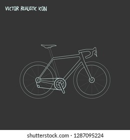 Bike icon line element. Vector illustration of bike icon line isolated on clean background for your web mobile app logo design.